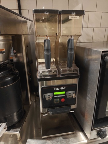 1485493-1 Kaffekvarn för filterbryggare med två behållare Bunn MHGA
