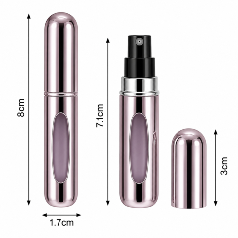 1536975-5 Parfymflaska, 10st - Refill Parfymflaska / Refillflaska i Aluminium