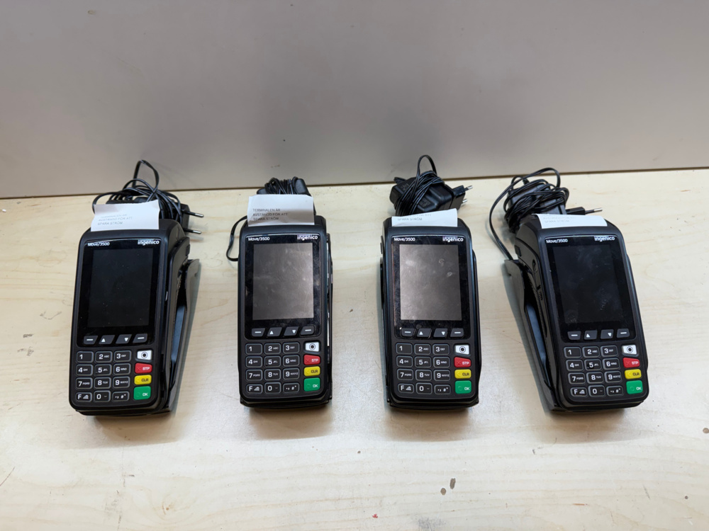 1561813-1 Payment terminals Ingenico Move 3500 4 pcs