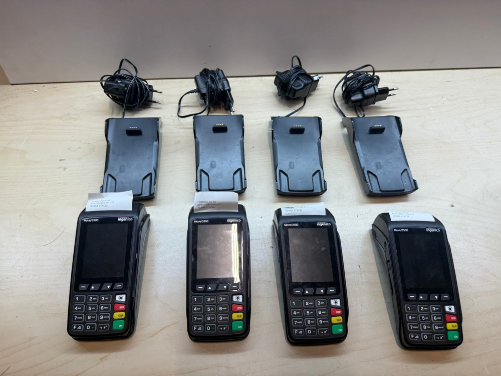 1561813-2 Payment terminals Ingenico Move 3500 4 pcs