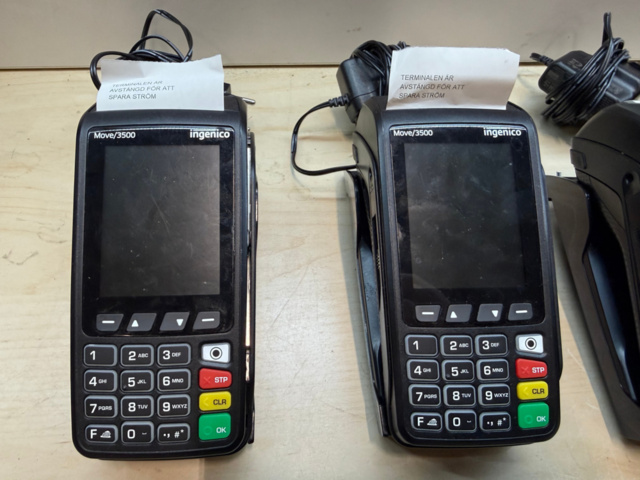 1561813-3 Payment terminals Ingenico Move 3500 4 pcs