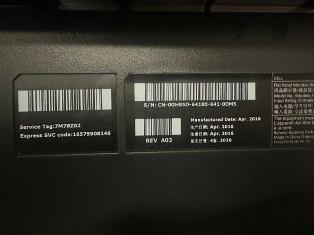 1493015-5 Datorskärm 27" DELL U2715H