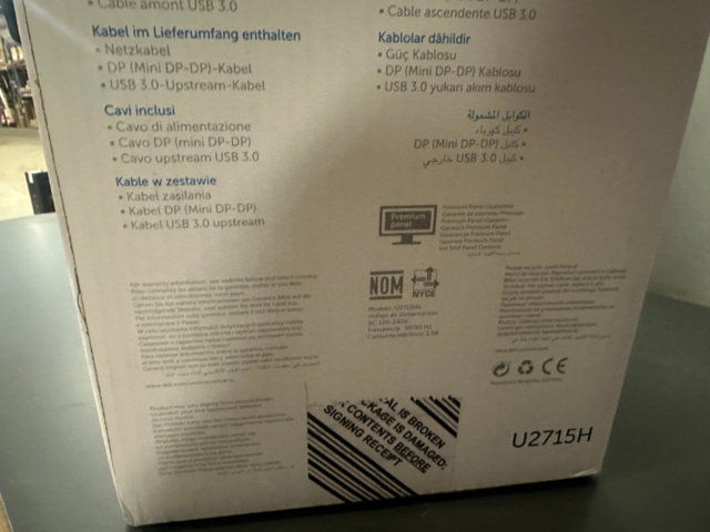1493016-7 Datorskärm 27" DELL U2715H