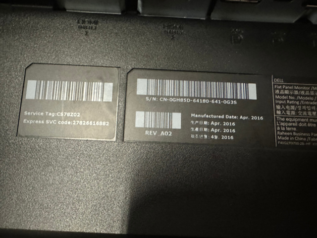 1493016-13 Datorskärm 27" DELL U2715H