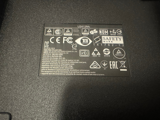 1493017-4 Datorskärm 24" DELL U2412M