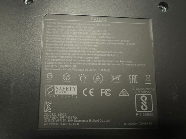 1493020-8 Datorskärm 43" DELL P4317Q