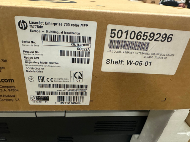 1493021-14 Skrivare HP LaserJet 700 color MFP M775dn med tillbehör
