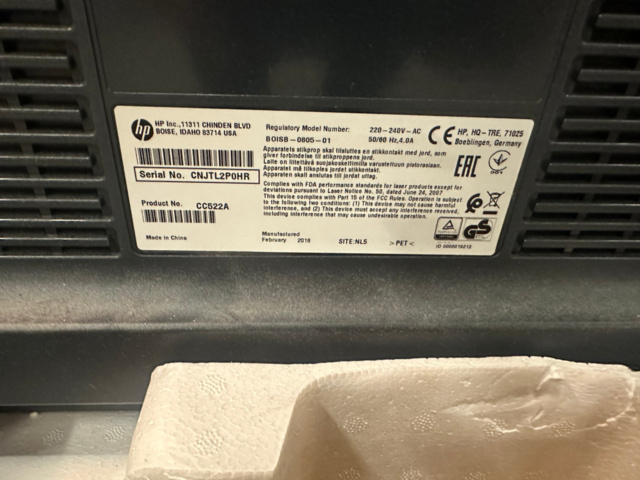 1493021-12 Skrivare HP LaserJet 700 color MFP M775dn med tillbehör