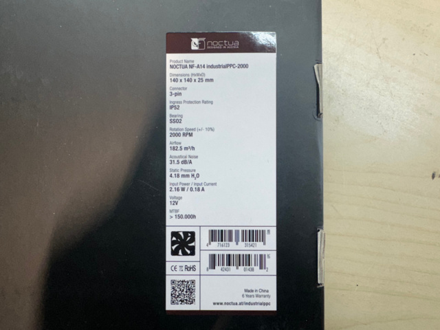 1493023-9 Fläktar Noctua NF-A14 6st