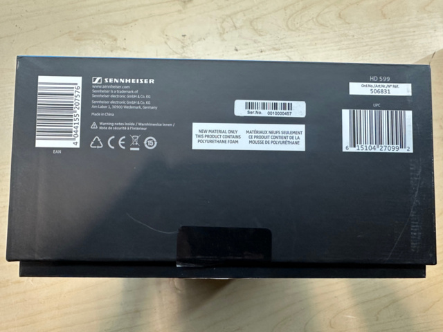 1493025-4 Hörlurar Sennheiser HD 599 & Sony WH-1000X M3
