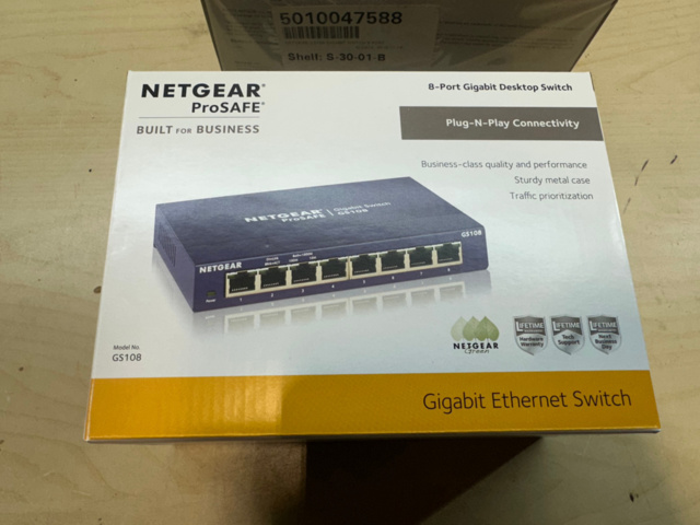 1493026-3 Switchar Netgear ProSafe GS108 2st