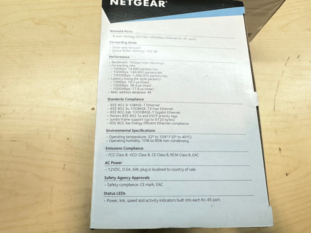 1493026-8 Switchar Netgear ProSafe GS108 2st