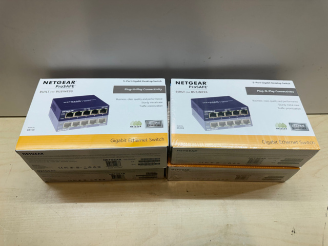 1493029-1 Switchar Netgear ProSafe GS105 4st