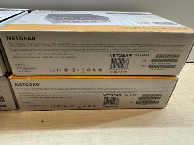 1493029-5 Switchar Netgear ProSafe GS105 4st