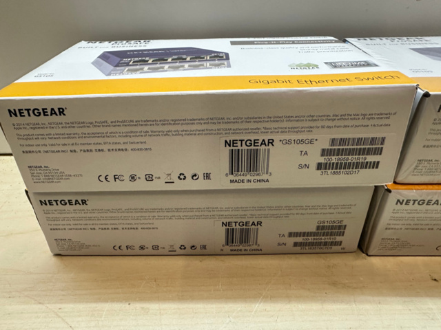 1493029-4 Switchar Netgear ProSafe GS105 4st