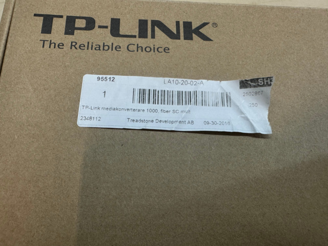 1561815-7 Gigabit Media converter TP-Link MC200CM 2st