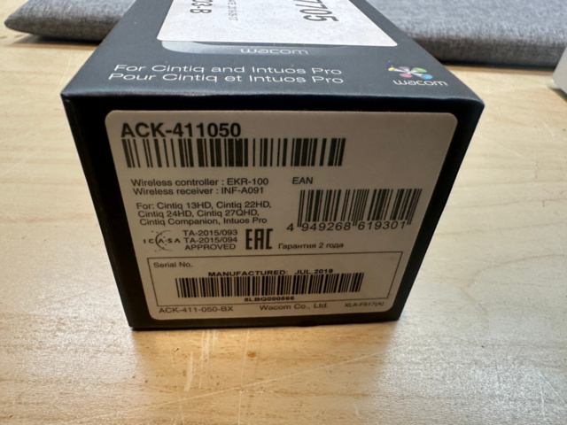 1561817-19 Ritplatta Wacom Cintiq PRO 16"