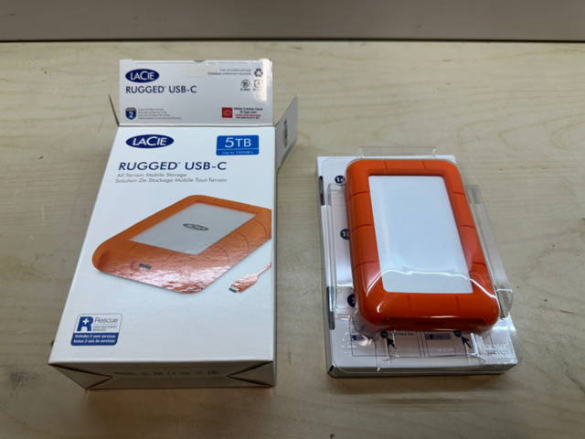 1561827-2 Extern hårddisk LaCie Rugged USB-C 5TB