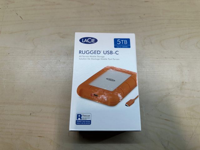 1561828-3 Extern hårddisk LaCie Rugged USB-C 5TB