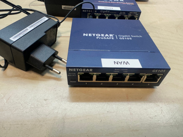 1561835-5 Switchar Netgear ProSafe 7st