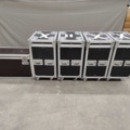 1561140-1 Flightcase, 5 st - för strålkastare mm, hjul på 4 st och skuminredning