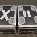 1561140-3 Flightcase, 5 st - för strålkastare mm, hjul på 4 st och skuminredning