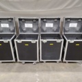 1561140-8 Flightcase, 5 st - för strålkastare mm, hjul på 4 st och skuminredning
