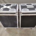1561140-21 Flightcase, 5 st - för strålkastare mm, hjul på 4 st och skuminredning