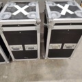 1561140-25 Flightcase, 5 st - för strålkastare mm, hjul på 4 st och skuminredning