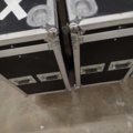 1561140-26 Flightcase, 5 st - för strålkastare mm, hjul på 4 st och skuminredning
