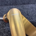 1563063-4 Sink mixer Svedbergs brushed brass & bottom valve