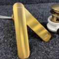 1563063-5 Sink mixer Svedbergs brushed brass & bottom valve