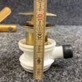 1563063-13 Sink mixer Svedbergs brushed brass & bottom valve