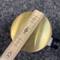 1563063-14 Sink mixer Svedbergs brushed brass & bottom valve