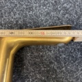 1563063-16 Sink mixer Svedbergs brushed brass & bottom valve