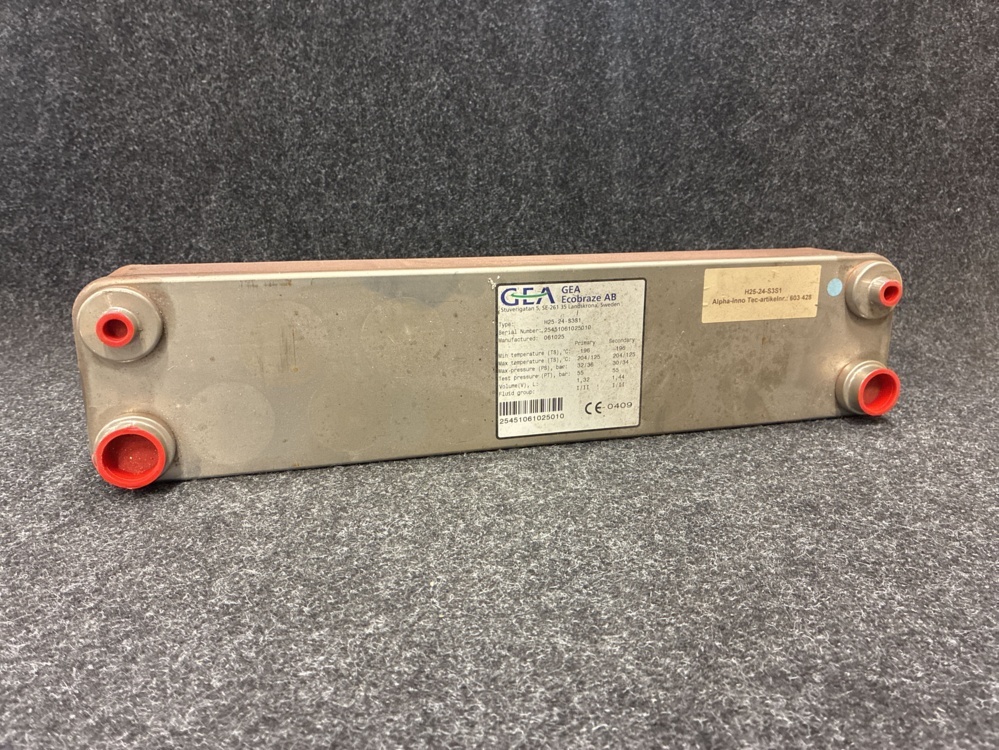 1563252-1 Värmeväxlare GEA Ecobraze H25-24-S3S1