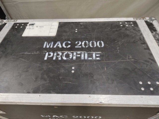 1561147-6 Flightcase, 2 st - för MAC 2000 och LED-skärm, på hjul