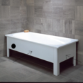 1563056-1 Bathtub half front Enamel bath. 1500 Svedbergs