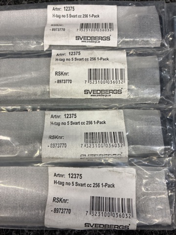 1563070-3 4 pcs Handle Svedbergs Black cc256