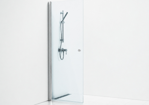 Shower door Svedbergs Rak Skoga Matt/clear glass 90