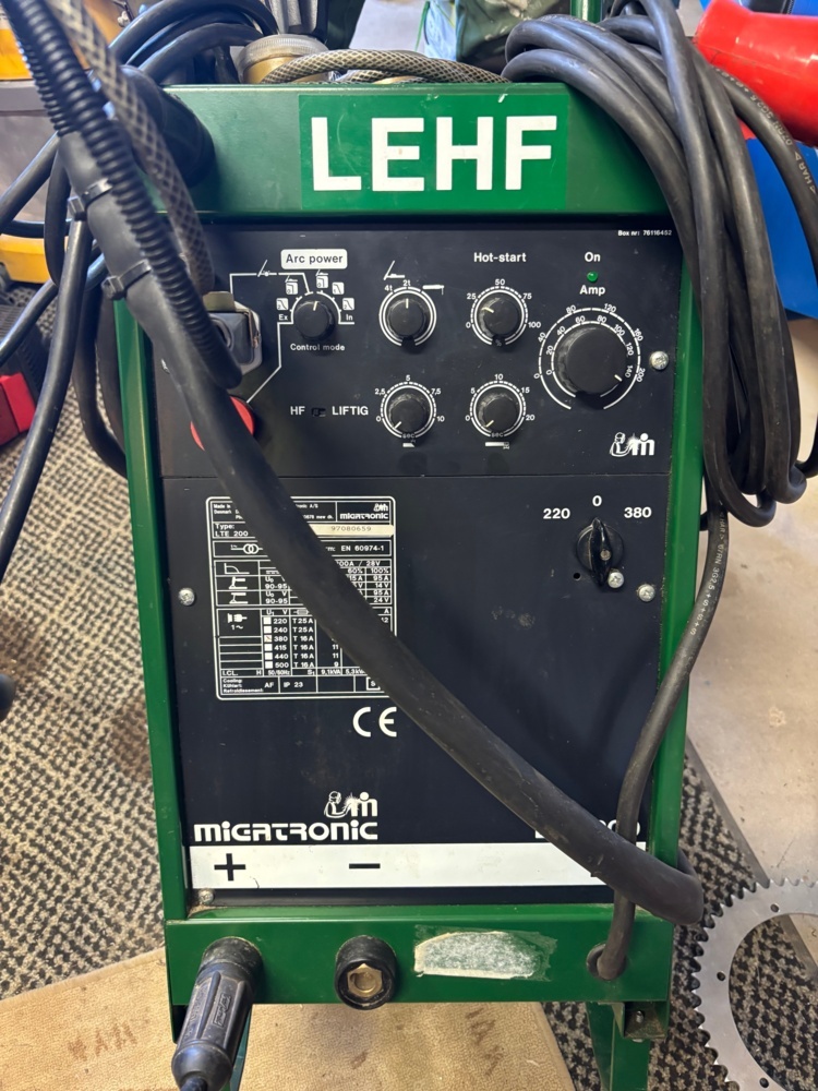 1563292-1 TIG-svets med tillbehör - Migatronic LTE 200