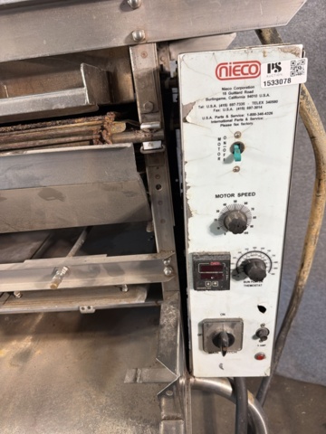 1533078-3 Automatisk grillstation med kärra - Nieco 940
