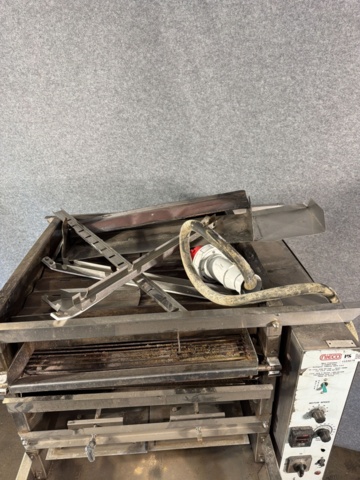 1533078-4 Automatisk grillstation med kärra - Nieco 940