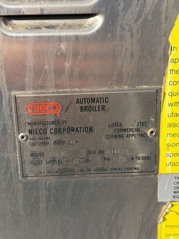 1533078-6 Automatisk grillstation med kärra - Nieco 940