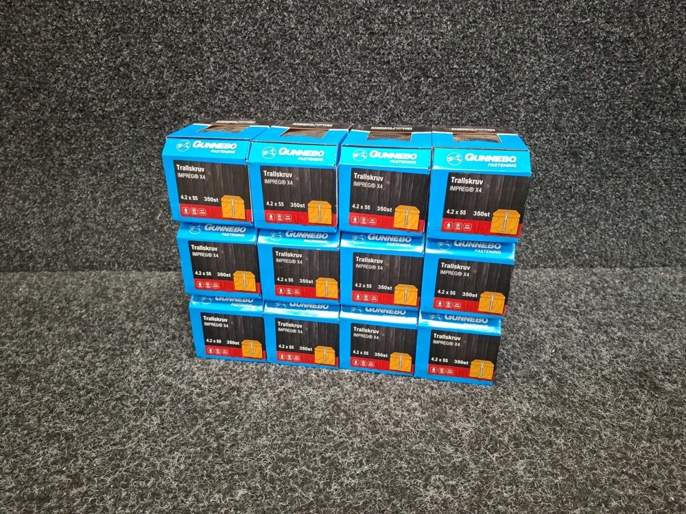1564713-1 4200 pcs Decking screws 4.2x55, Gunnebo
