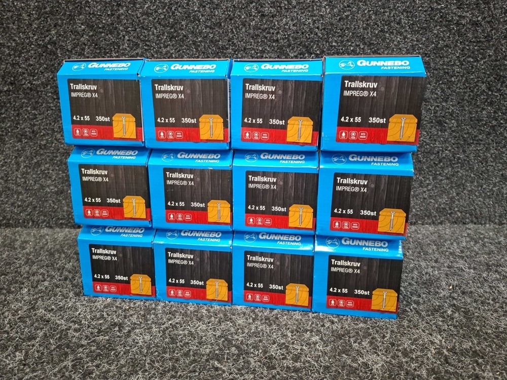 1564713-2 4200 pcs Decking screws 4.2x55, Gunnebo