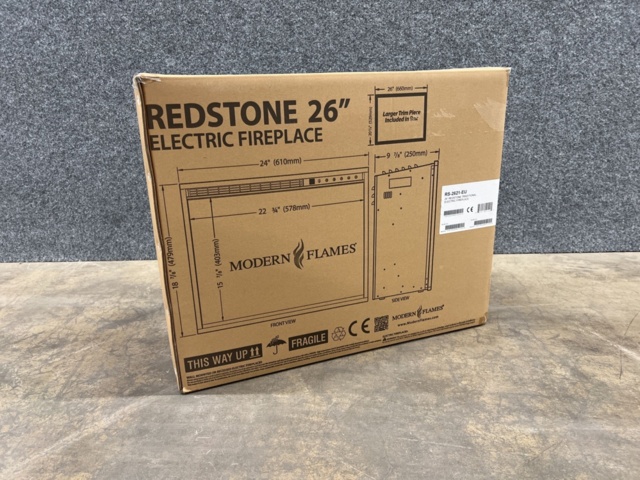 1565380-3 26" Elektrisk kamin Modern Flames Redstone RS-2621