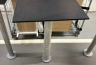 1563300 New compact laminate table tops with inserts