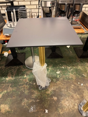 1563301-1 New Compact Laminate Table Tops with Table Stand