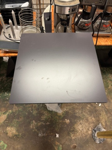1563301-2 New Compact Laminate Table Tops with Table Stand